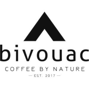 Bivouac Coffee logo featured on Lightyear Coffee