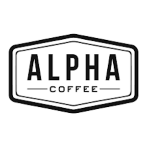 Alpha Coffee logo featured on Lightyear Coffee