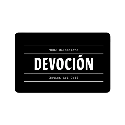 Devocion Coffee logo on Lightyear Coffee