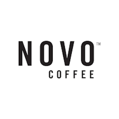Novo Coffee logo featured on Lightyear Coffee