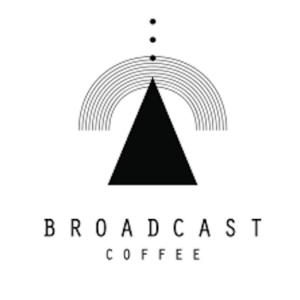 Broadcast Coffee Roasters logo on Lightyear Coffee